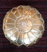 Image of Gold Pouf