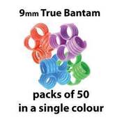 Image of 9mm Leg Rings - True Bantam (pack of 50)