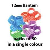 Image of 12mm Leg Rings - Bantam (pack of 50)