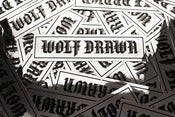 Image of CHROME DRAWN STICKER **NEW**