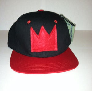 Image of Black/Red Crown SnapBack
