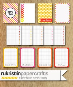 Image of Candy Shop Journaling Cards