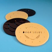 Image of Chocolate Digestive Biscuit Coasters - Set of Four