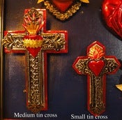 Image of Tin crosses