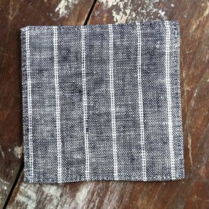 Image of Coasters: Navy White Stripe