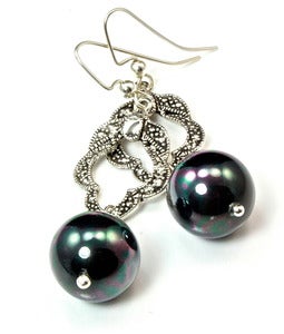 Image of Styles of the Modern Era - Victorian Pearl Earrings
