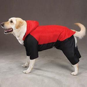 Image of Canine 2-in-1 Dog Snowsuit- Red & Blue
