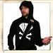 Image of Diamond & Crossbones Hoodie (Black)