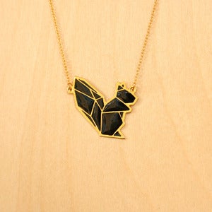 Image of Origami necklaces: Squirrel