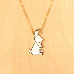Image of Origami necklaces: Rabbit
