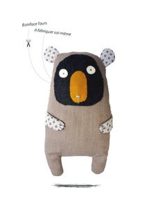 Image of Boniface l'ours/kit doudou