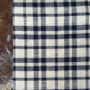 Image of Kitchen Cloth: Beige Navy Plaid