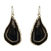 Image of Black Agate Earrings
