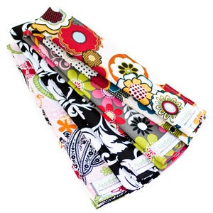 Image of Padded Camera Strap Cover: Gray & Yellow Medallions