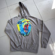 Image of Limited "Acid Scream" Men's Hoodie - Heather Grey