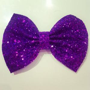 Image of Purple Glitter bow