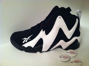 Image of Reebok Kamikaze II (2) Retro "Black/White" 