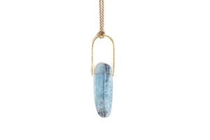 Image of Kyanite Blade Necklace 1A61 