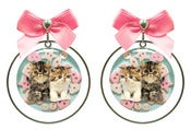 Image of Lovely Kitties Earrings