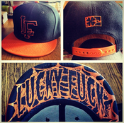 Image of LF Orange & Black SnapBack Hat LE IN STOCK!