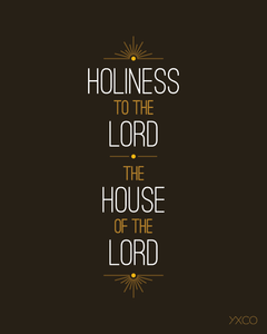 Image of Holiness to the Lord - Printable PDF