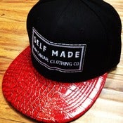 Image of Raw Caviar Patch Self Made Stitch with Red Embossed Croc Bill