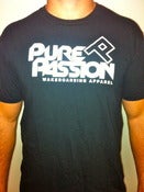 Image of White Logo Black T