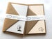 Image of Letterpress Notecard Set, Vertigo design, set of 6