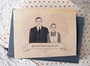 Image of Downton Abbey- My Heart Bates Only For You Postcard