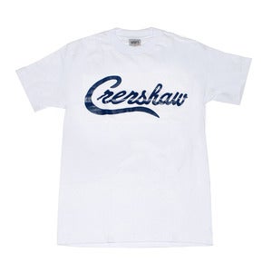 Image of Crenshaw T-Shirt (White/Navy)