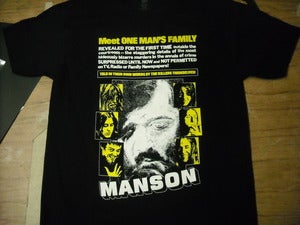 Image of MANSON Family (1973) Documentary cover T-shirt