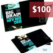 Image of $100.00 Big Brain Gift Card