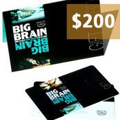 Image of $200.00 Big Brain Gift Card