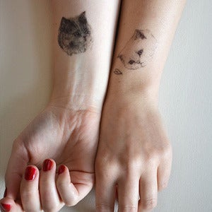 Image of Temporary Tattoo Set of 3 by Harriet Gray 