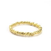 Image of ring faceted beads vermeil