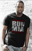 Image of Mens Black RUN MIA Tee