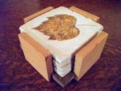Image of Wood Coaster Holder