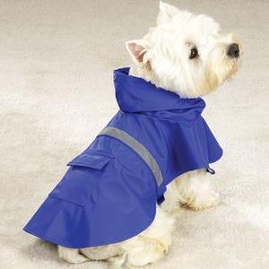 Image of Rain Jacket with Reflective Strip - Blue & Pink