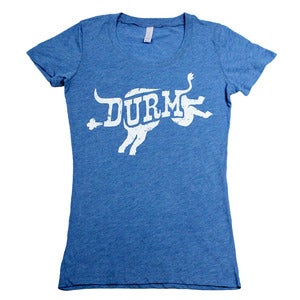 Image of The DURM bull tee - blue