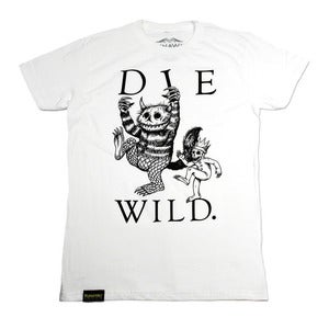 Image of Die Wild - white tee
