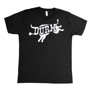 Image of The DURM bull tee - charcoal