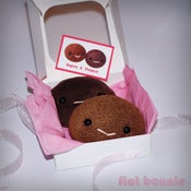 Image of Flat Bonnie's BFFs "Oopsie & Poopsie" - Bunny Poop Plush Gift Set - Handmade