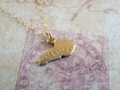 Image of Golden State Charm Necklace, with 14K GF chain