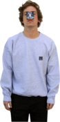 Image of SK8RATS Rat Patch Crew Sweaters (Grey)