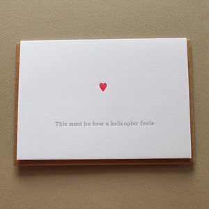 Image of This Must Be How a Helicopter Feels Card