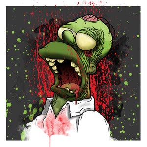 Image of "mmm brains" variant limited edition print
