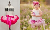 Image of Soft Pink & Hot Pink Pettiskirt - Newborn to 12 Months - Full of Ruffles