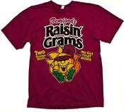 Image of Raisin Grams T-Shirt - Garnet Maroon Red