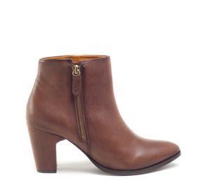 Image of Miista Val Cognac leather boots