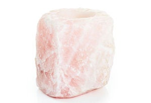 Image of Rose Quartz Stone Candle Holder
